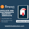 Affiliate and Partnerships Industry – Associate Affiliate and Partnerships Industry – Associate